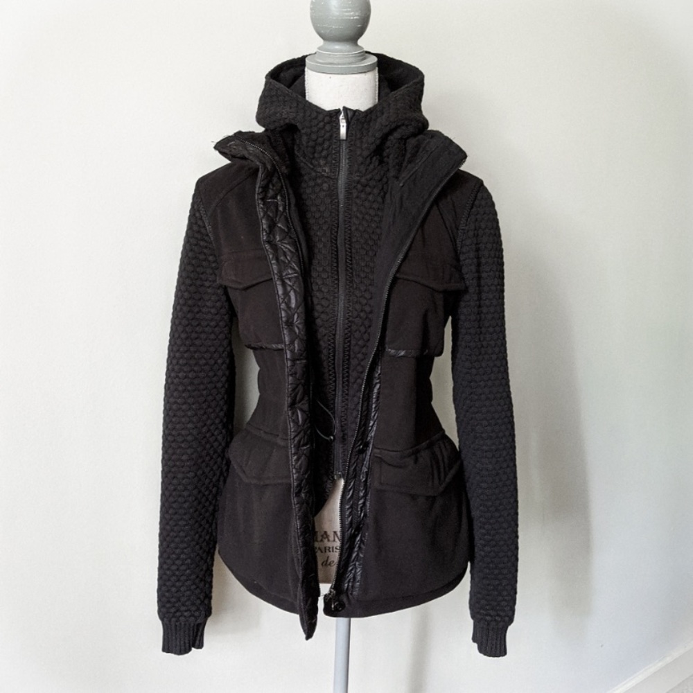 RARE Lululemon miracle jacket black fleece